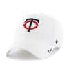 Minnesota Twins Women's 47 Brand White Miata Clean Up Adjustable Hat