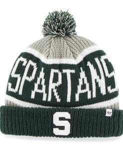 Michigan State Spartans 47 Brand Calgary Gray Cuff Knit Hat