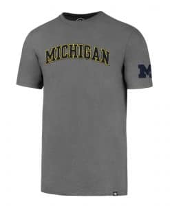 Michigan Wolverines 47 Brand Men's Gray Fieldhouse T-Shirt Tee