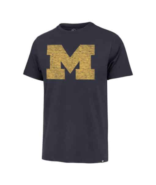 Michigan Wolverines Men's 47 Brand Atlas Blue Franklin T-Shirt Tee