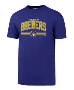 Milwaukee Brewers Men's 47 Brand Blue Rival T-Shirt Tee