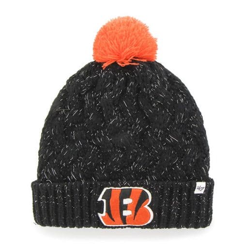 Cincinnati Bengals 47 Brand Women's Black Fiona Cuff Knit Hat