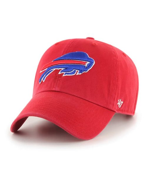 Buffalo Bills 47 Brand Red Clean Up Adjustable Hat
