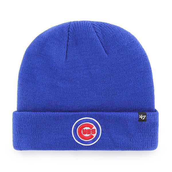 Chicago Cubs 47 Brand Blue Raised Cuff Knit Hat Detroit Game Gear