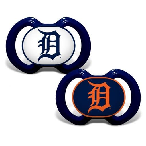 Detroit Tigers Navy Blue Pacifier 2 Pack