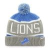 Detroit Lions 47 Brand Blue Raz Calgary Cuff Knit Hat