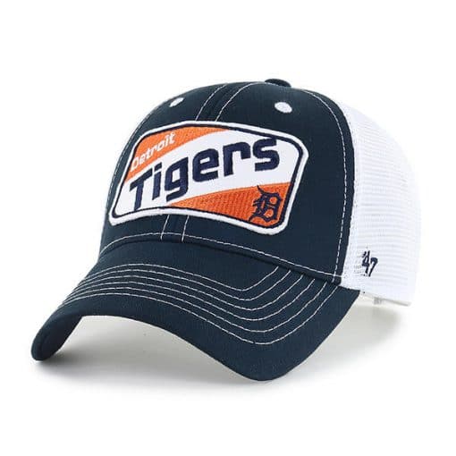 Detroit Tigers KIDS 47 Brand Navy Woodlawn MVP Adjustable Hat