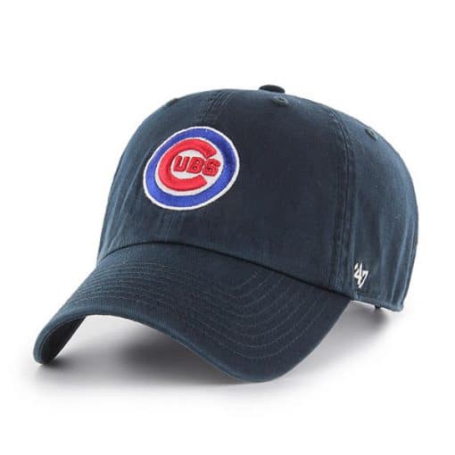 Chicago Cubs 47 Brand Logo Navy Clean Up Adjustable Hat