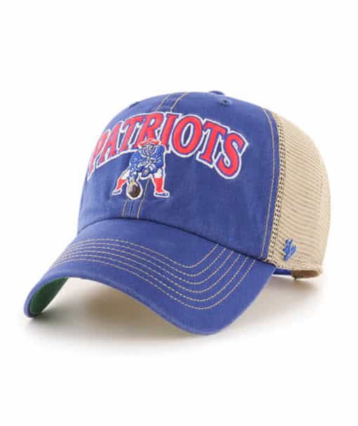 New England Patriots 47 Brand Vintage Blue Tuscaloosa Clean Up Adjustable Hat