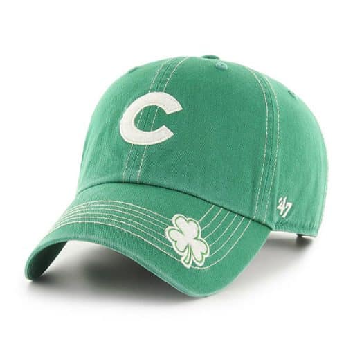 Chicago Cubs 47 Brand St Patty's Fatty Green Adjustable Hat