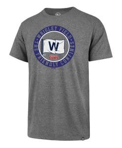 Chicago Cubs Men's 47 Brand Gray Wrigley Field T-Shirt Tee