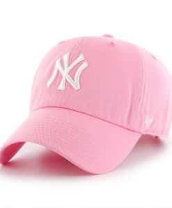New York Yankees 47 Brand Pink Rose Clean Up Adjustable Hat