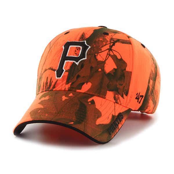 blaze orange steelers hat