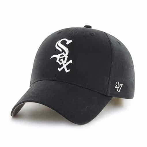 Chicago White Sox TODDLER 47 Brand Black MVP Adjustable Hat