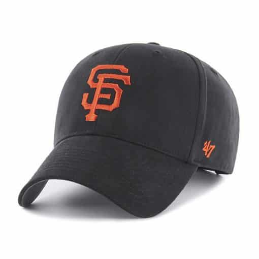 San Francisco Giants TODDLER 47 Brand Black MVP Adjustable Hat
