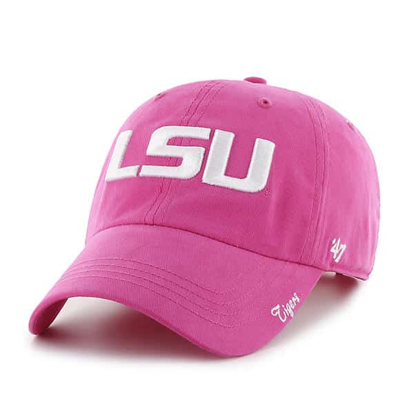 pink lsu hat