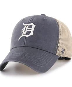 Detroit Tigers 47 Brand Vintage Navy MVP Mesh Adjustable Hat