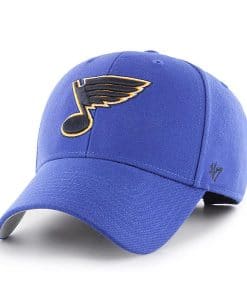 St Louis Blues 47 Brand Royal MVP Clean Up Adjustable Hat
