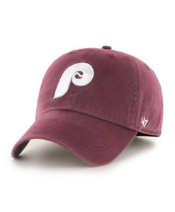 Philadelphia Phillies 47 Brand Dark Maroon Franchise Fitted Hat