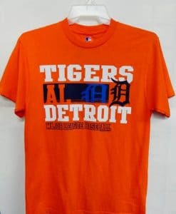 Detroit Tigers Orange AL Major League Baseball T-Shirt Tee