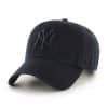 New York Yankees 47 Brand All Black Clean Up Adjustable Hat