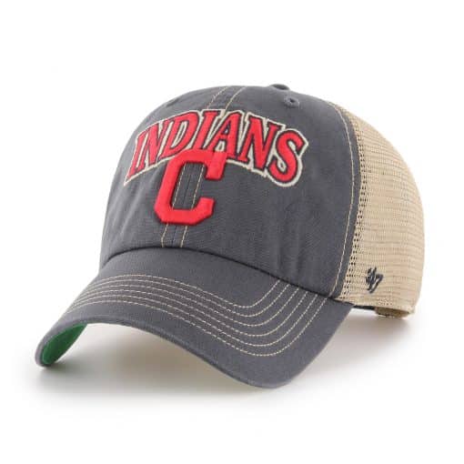 Cleveland Indians 47 Brand Tuscaloosa Vintage Navy Clean Up Adjustable Hat