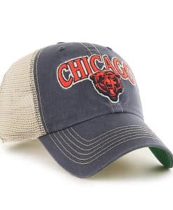 Chicago Bears 47 Brand Vintage Navy Tuscaloosa Clean Up Adjustable Hat