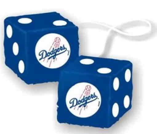 Los Angeles Dodgers Fuzzy Dice