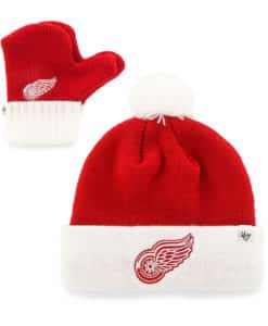 Detroit Red Wings TODDLER 47 Brand Red Bam Bam Set Cuff Knit Hat