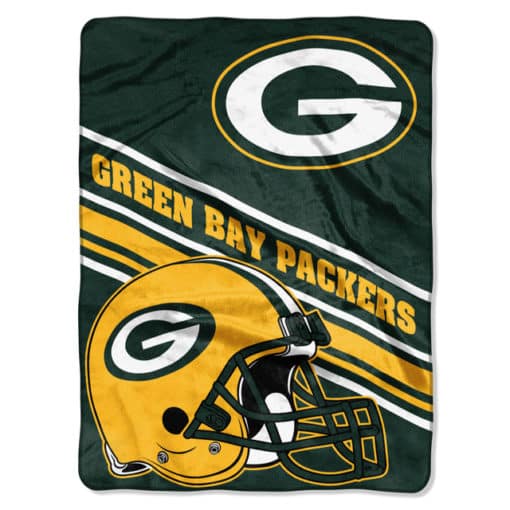 Green Bay Packers 60"x80" Green Royal Plush Raschel Throw Blanket