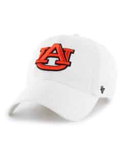Auburn Tigers 47 Brand White Clean Up Adjustable Hat