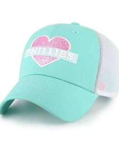 Philadelphia Phillies KIDS 47 Brand Tiffany Blue Mermaid Clean Up Adjustable Hat
