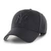 New York Yankees 47 Brand MVP All Black Adjustable Hat