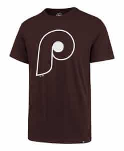 Philadelphia Phillies Men's 47 Brand Classic Maroon Rival T-Shirt Tee