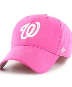 Washington Nationals YOUTH Girls 47 Brand Pink Adjustable Hat