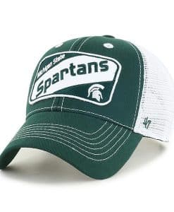 Michigan State Spartans KIDS 47 Brand Green Woodlawn MVP Adjustable Hat