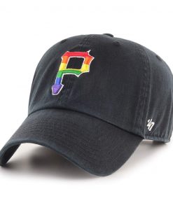 Pittsburgh Pirates 47 Brand Pride Black Clean Up Adjustable Hat
