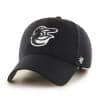 Baltimore Orioles 47 Brand Black White MVP Adjustable Hat