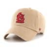 St. Louis Cardinals 47 Brand Khaki Clean Up Adjustable Hat