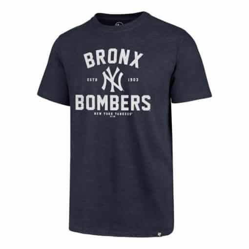 New York Yankees Men's 47 Brand Bronx Bombers Navy T-Shirt Tee