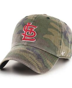 St. Louis Cardinals 47 Brand Camo Cargo Clean Up Adjustable Hat