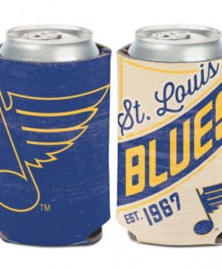 St. Louis Blues 12 oz Blue Vintage Can Koozie Holder