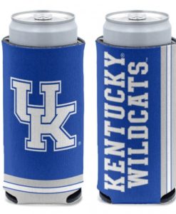 Kentucky Wildcats 12 oz Blue Slim Can Koozie Holder