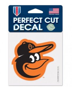 Baltimore Orioles 4"x4" Perfect Cut Color Decal