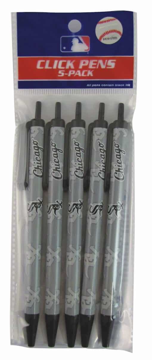 Chicago White Sox Click Pens - 5 Pack