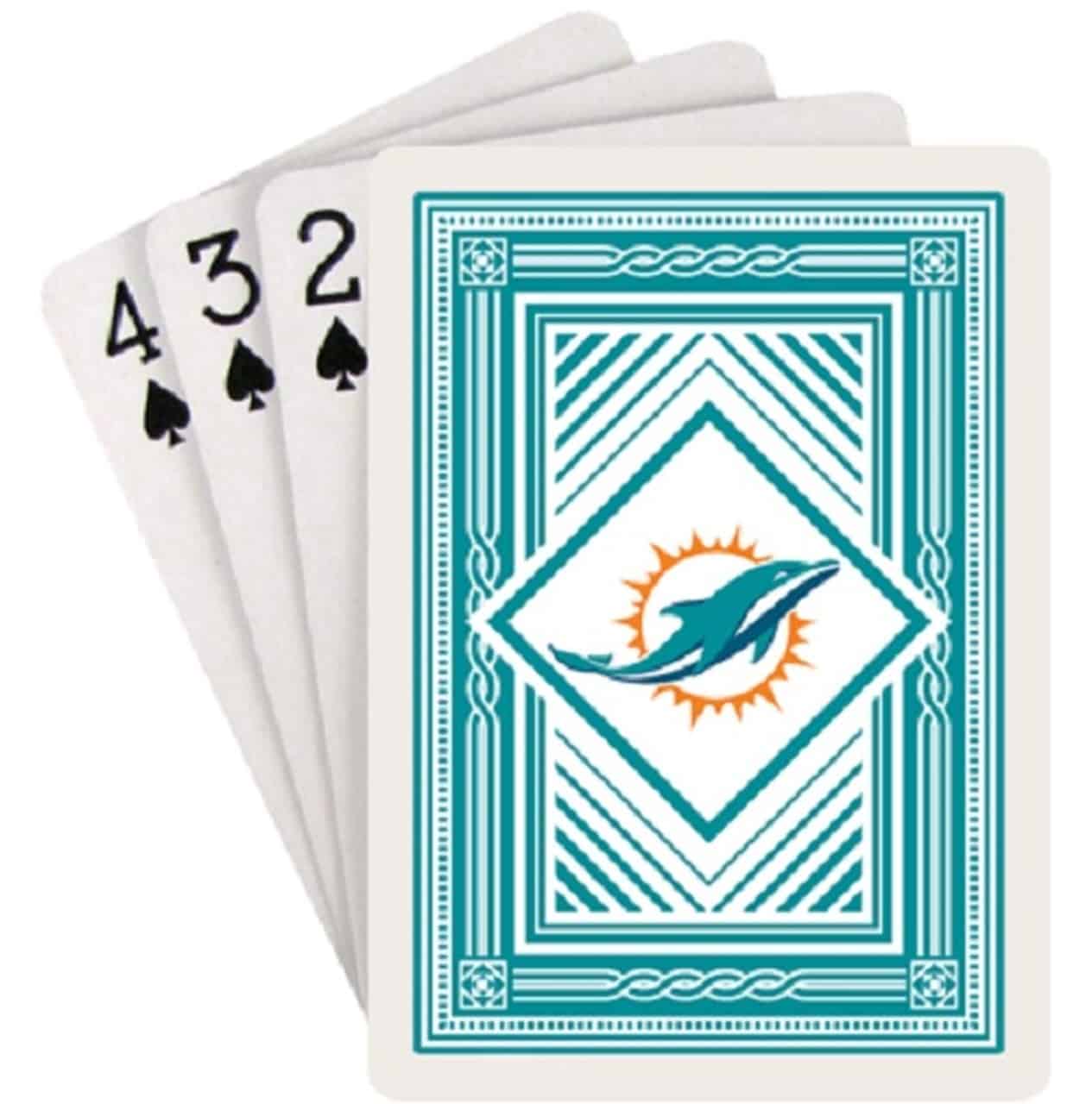 Miami Dolphins Playing Cards 