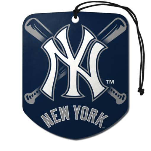 New York Yankees Air Freshener Shield Design 2 Pack
