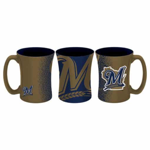 Milwaukee Brewers Coffee Mug - 14 oz Mocha
