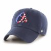 Baltimore Orioles Red White & Blue 47 Brand Navy Clean Up Adjustable Hat