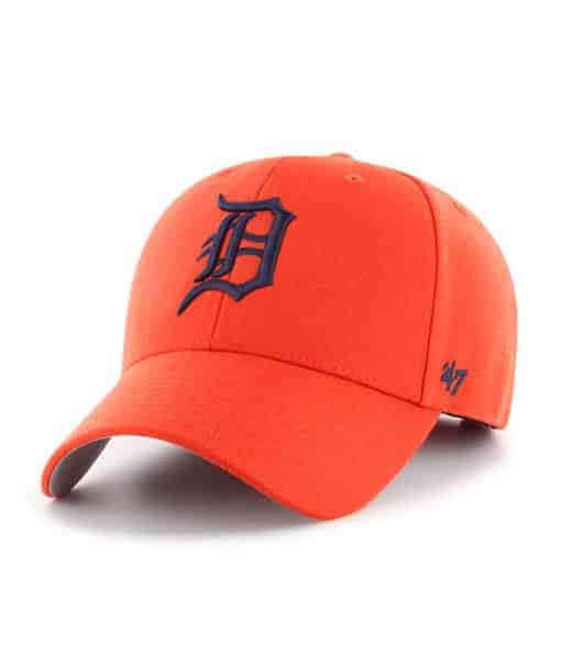 Detroit Tigers 47 Brand Orange MVP Adjustable Hat